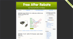 Desktop Screenshot of freeafterrebate.us