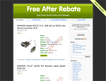 Tablet Screenshot of freeafterrebate.us